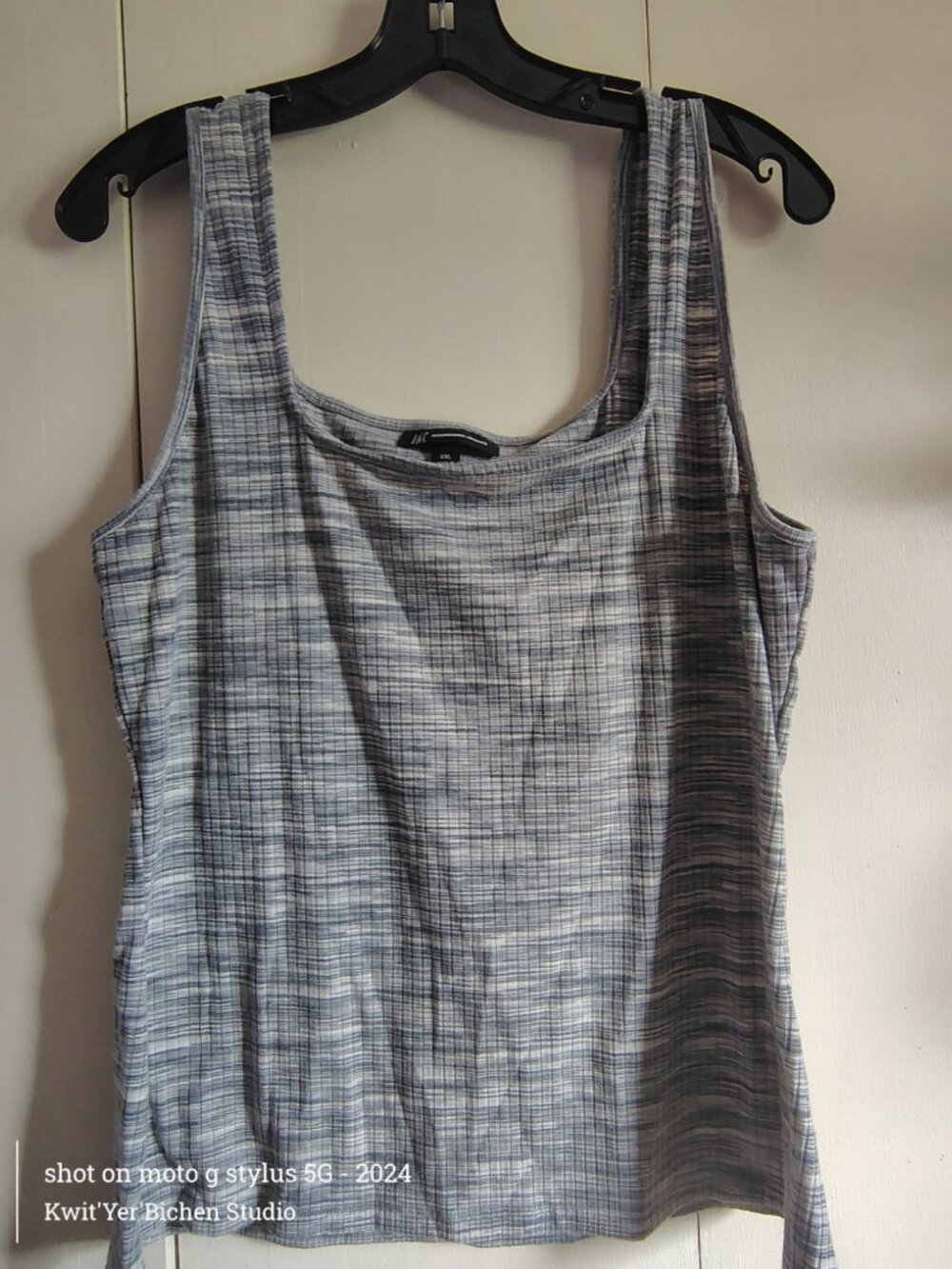 INC Women's Striped Tank Top XXL